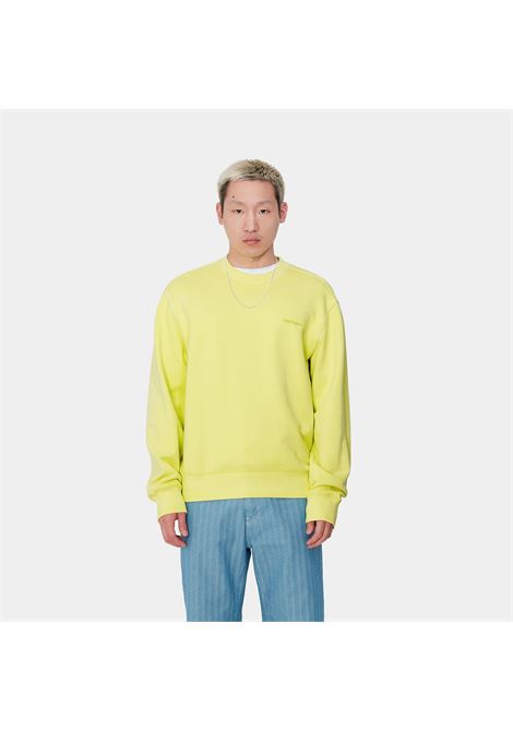 duster script sweat man lime in cotton CARHARTT WIP | I03306529T.GD